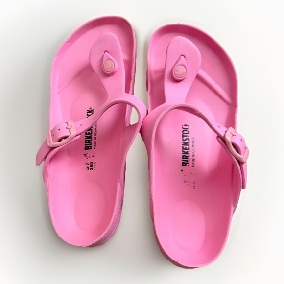 Birkenstock Gizeh EVA Pink Sandals Womens 8 EU 39 Waterproof - Picture 3 of 6